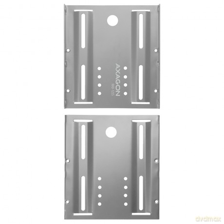 RHD-125S Ramka metalowa do montażu 1x 2.5" HDD w pozycji 3.5", szary