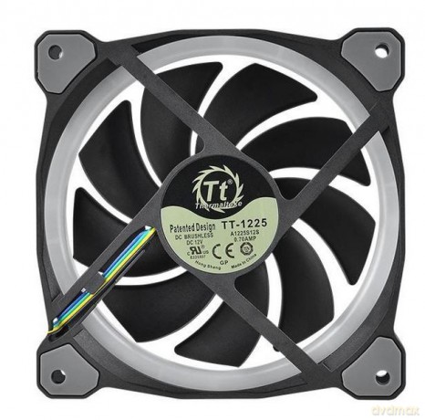 Riing 12 RGB Plus TT Premium Edition 3 Pack (3x120mm, 500-1500 RPM)