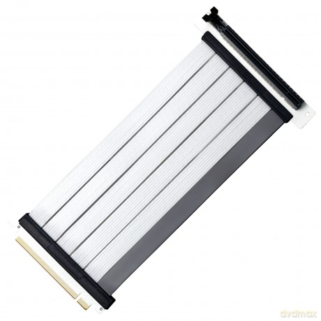 Riser PCIe 4.0 x16 200mm V2 biały