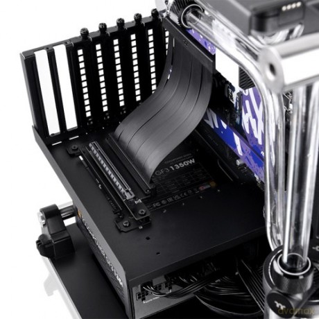 Riser taśma - TT Premium PCI-E 4.0 x16 Extender - 130mm 90°