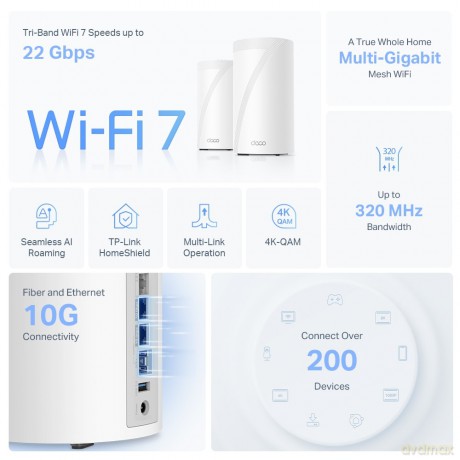 Router Deco BE85(2-pack) System WiFi 7