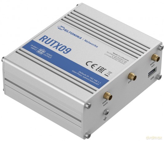 router LTE RUTX09 (Cat 6), 4xGbE, GNSS, Ethernet