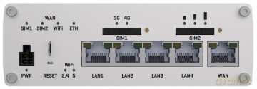 Router LTE RUTX14 (Cat12), WiFi, BLE, GNSS, Ethernet
