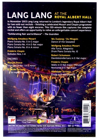 Lang Lang: Lang Lang at the Royal Albert Hall [DVD]