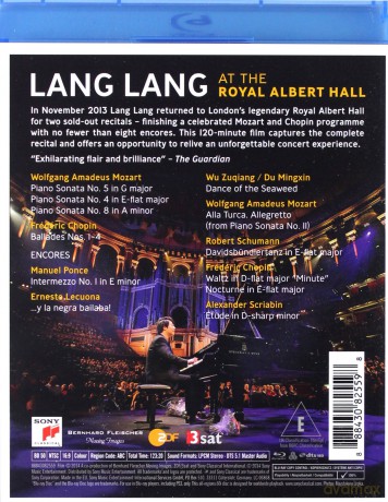 Lang Lang: Lang Lang at the Royal Albert Hall [Blu-Ray]