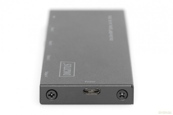 Rozdzielacz (Splitter) Ultra Slim HDMI 1x4 4K 60Hz 3D HDR HDCP 2.2 18 Gbps Micro USB