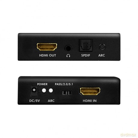 Rozdzielacz audio 2CH/ 5.1CH, 4K/60Hz