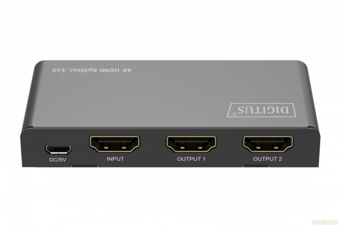 Rozdzielacz/Splitter HDMI 1x2, 4K/60Hz UHD z HDR, 18 Gbps, HDCP 2.2, EDID