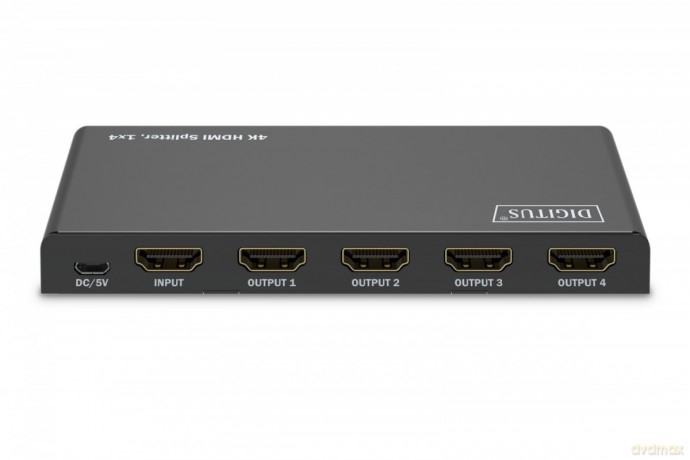 Rozdzielacz/Splitter HDMI 1x4, 4K/60Hz UHD z HDR, 18 Gbps, HDCP 2.2, EDID