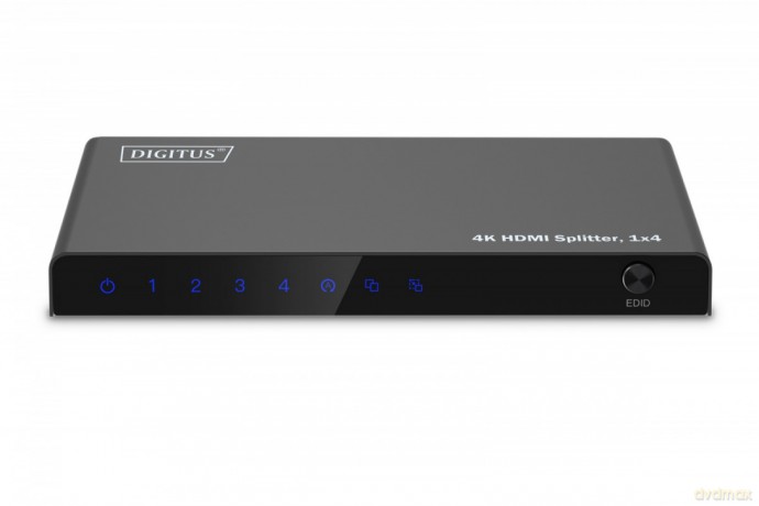 Rozdzielacz/Splitter HDMI 1x4, 4K/60Hz UHD z HDR, 18 Gbps, HDCP 2.2, EDID