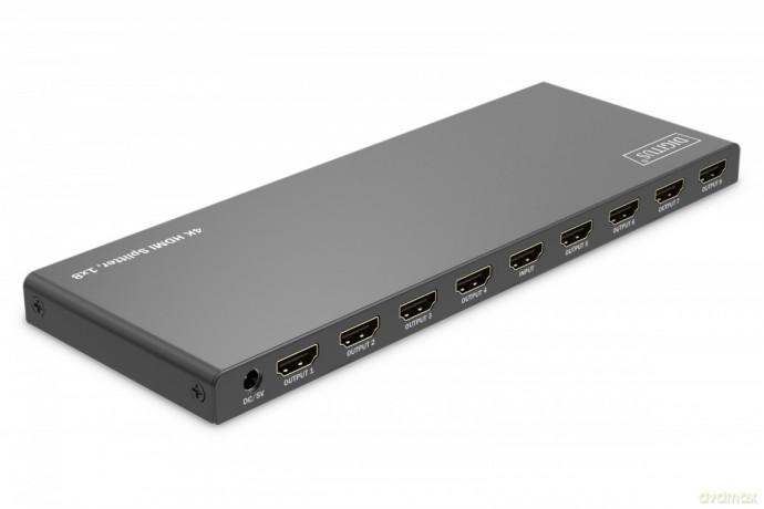 Rozdzielacz/Splitter HDMI 1x8, 4K/60Hz UHD z HDR, 18 Gbps, HDCP 2.2, EDID