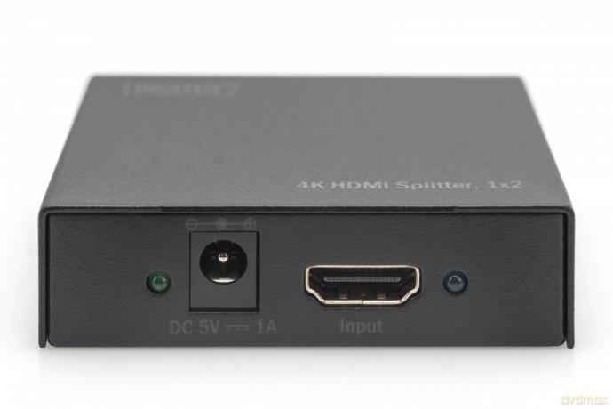 Rozdzielacz/Splitter HDMI 2-portowy, 4K 30Hz UHD 3D, HDCP 1.3, audio