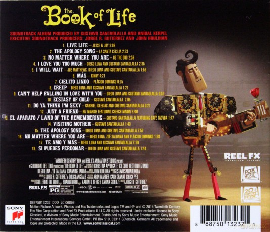 The Book of Life Soundtrack (Księga Życia) [CD]