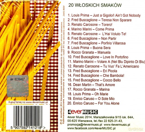 20 Włoskich Smaków Vol. 1 [CD]