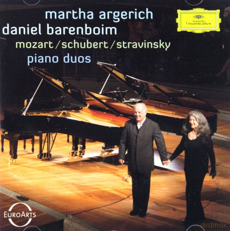 Martha Argerich/ Daniel Bareboim: Piano Duos (Mozart/ Schubert/ Stravinsky) [CD]