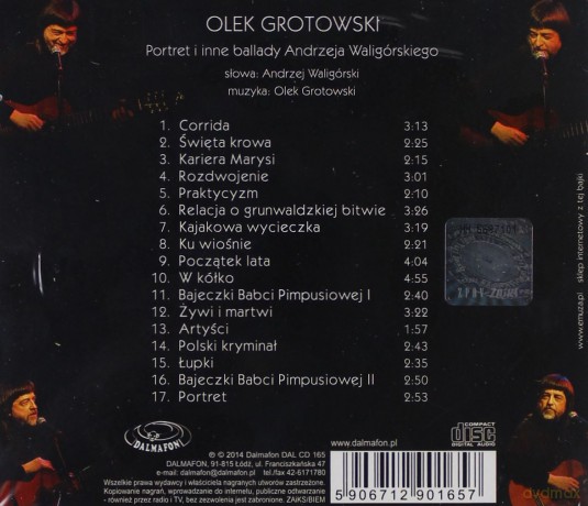 Olek Grotowski: Portret I Inne Ballady A. Waligórskiego [CD]