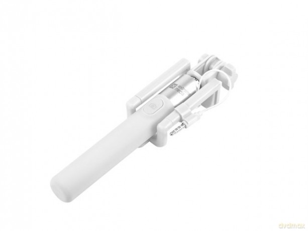 Selfie stick Monopod przewodowy SF-20W Biały