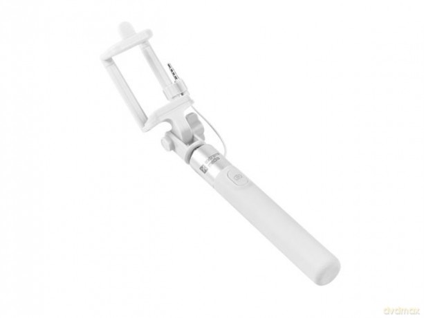 Selfie stick Monopod przewodowy SF-20W Biały