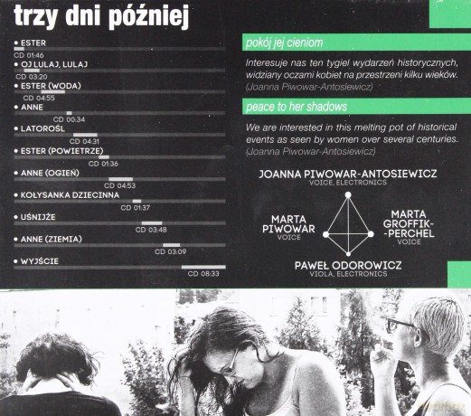 Trzy Dni Później: Pokój Jej Cieniom [CD]