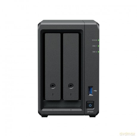 Serwer NAS DP320 AMD R1600 1x8GB 2x8TB 8GB RAM 3Y