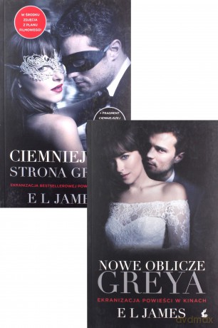 Ciemniejsza strona Greya + Nowe Oblicze Greya - E L James Pakiet [KSIĄŻKA]