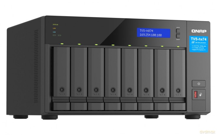 Serwer NAS TVS-h874-i7-32G 0xHDD Intel Core i7 32GB DDR4