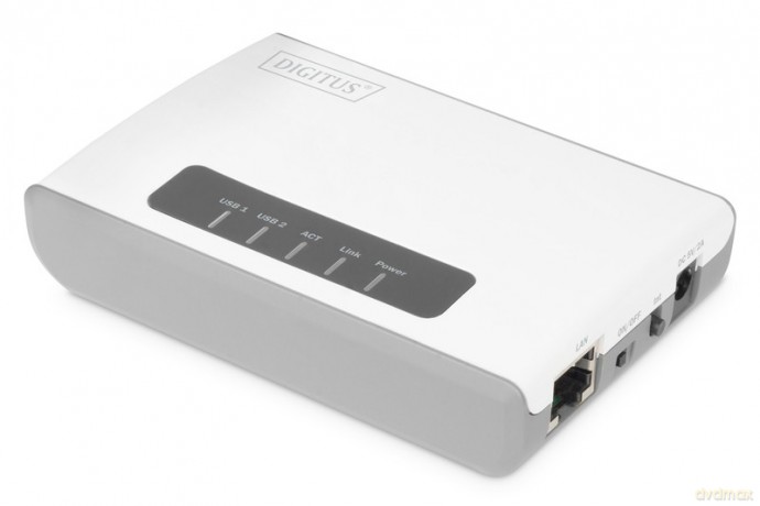 Serwer sieciowy wielofunkcyjny, bezprzewodowy 2-portowy, USB 2.0, 300Mbps