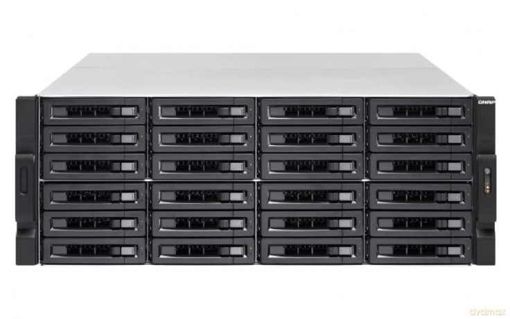 Serwer TS-2483XU-RP-E2136-16G 4U 24-bay NAS DDR4 2666 8GBx2 1GBEx1 10gbE SFP+ x2 PCIe slot x5 800W redundant PSU