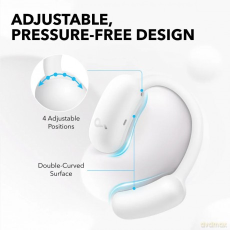 Słuchawki bezprzewodowe Soundcore Aero Fit 2 Bluetooth białe