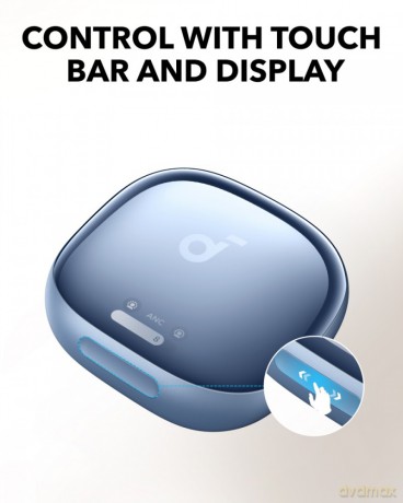 Słuchawki bezprzewodowe Soundcore Liberty 4 PRO Bluetooth błyszczący błękit