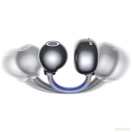 Słuchawki bluetooth R02 Clip-on szare