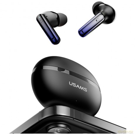 Słuchawki bluetooth TWS E02 ANC+ENC czarne