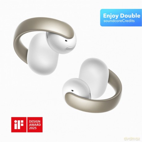 Słuchawki Soundcore AeroClip Bluetooth białe