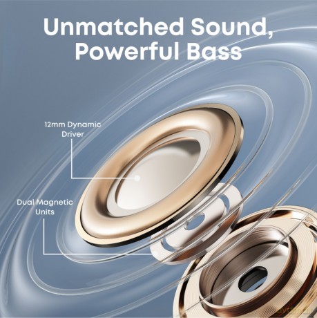 Słuchawki Soundcore AeroClip Bluetooth czarne