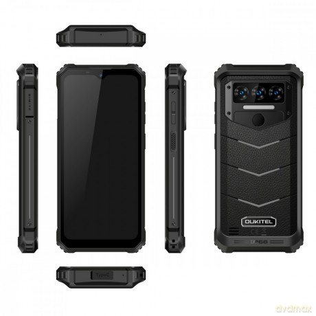 Smartfon WP38 12/256GB 10600 mAh DualSIM czarny