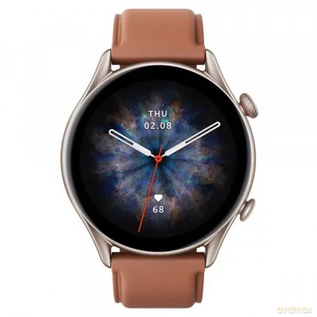Smartwatch GTR3 Pro brązowa skóra