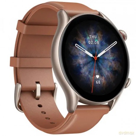 Smartwatch GTR3 Pro brązowa skóra