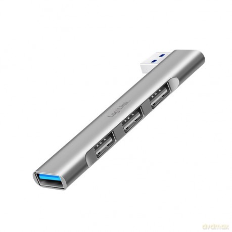 Smukły HUB USB-A do 1x USB-A 3.0 3xUSB-A 2.0