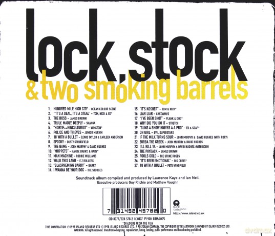 Lock Stock And Two Smocking Barrels soundtrack (Porachunki) [CD]