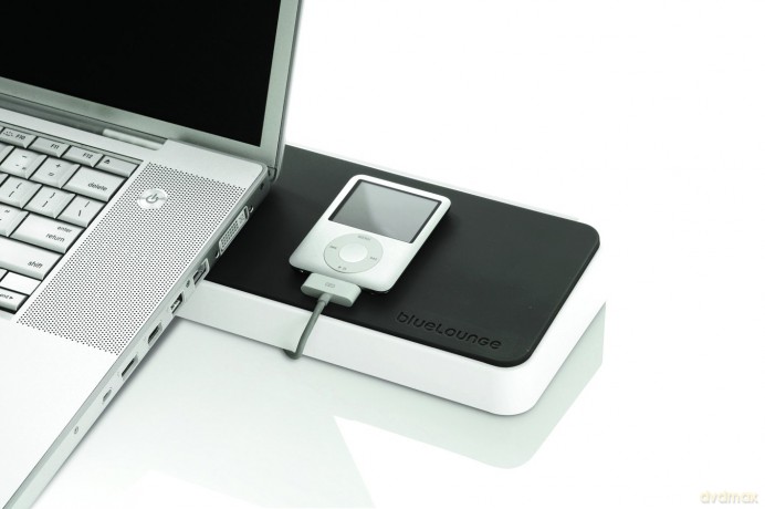 Spacestation podstawka pod laptopa, hub 4xUSB, biała