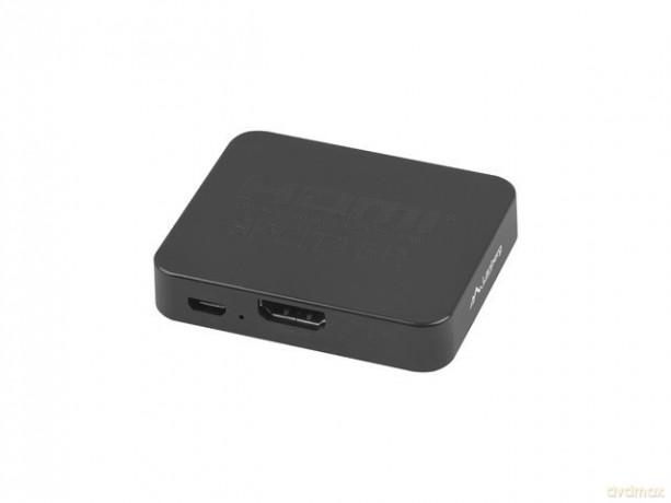 Splitter video 2xHDMI 4K Port micro USB Czarny