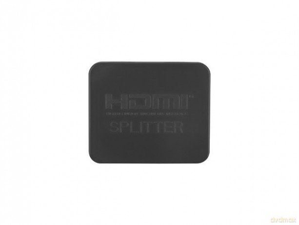 Splitter video HDMI- 2x HDMI 4K + port USB-C czarny