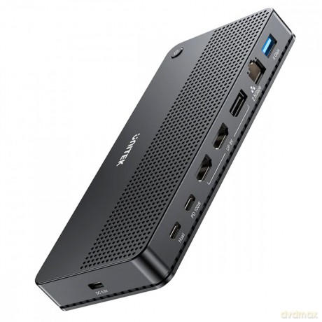 Stacja dokująca 13w1 USB-C, HDMI 2.1,DP 2.0,RJ45,10GBPs;D1104A01