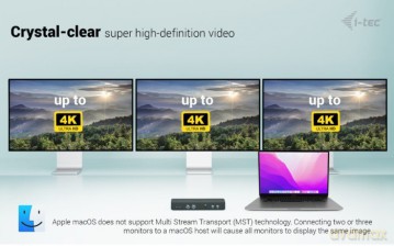 Stacja dokująca USB-C Intelligent Triple Display Docking Station Power Delivery 100W