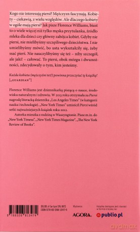 Piersi. Historia naturalna i nienaturalna - Florence Williams [KSIĄŻKA]