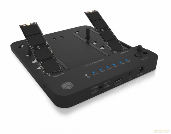Stacja dokująca/klonująca IB-2915MSCL-C31 M.2 dla M.2 0NVMe i SATA 2,5/3,5 SSD/HDD