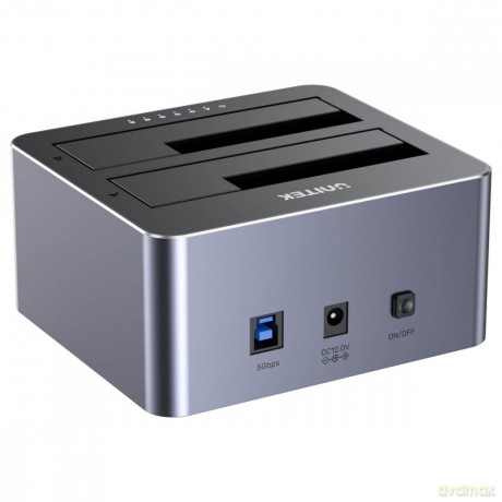 Stacja klonująca dyski 2,5/3,5 USB 5 Gbps; Y-3026GY01-EU