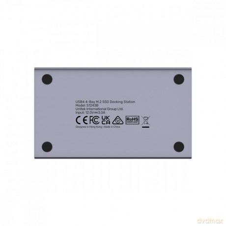 Stacja klonująca dyski 4x M.2 SSD, USB 4; S1243BGY01-EU