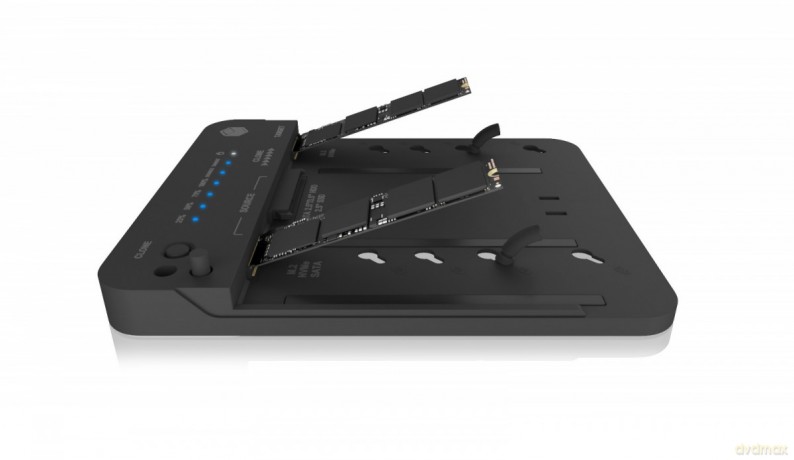 Stacja klonująca i dokująca IB-2913MCL-C31 dla M.2 NVMe SSD i HDD