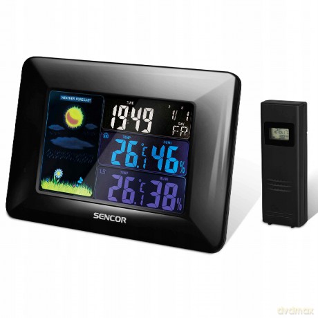 Stacja pogody SWS 4250 wyświetlacz LCD kolor